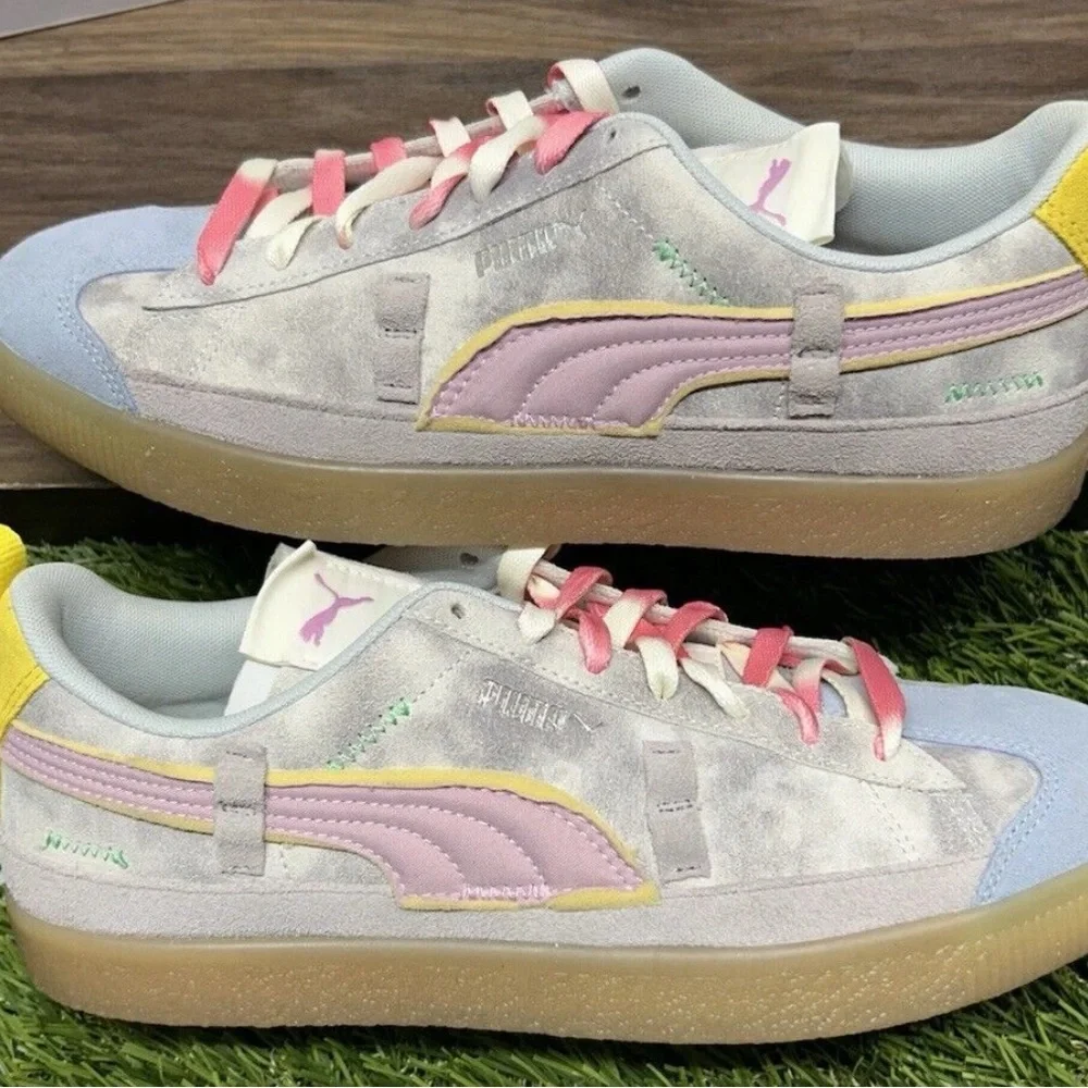 Puma Gray and Pink 2021 KidSuper Studios x Suede Vintage 'Lupine'